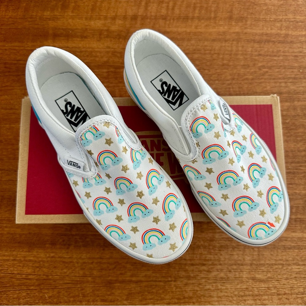 Vans Classic Slip-Ons Rainbow - Kids - Size 1.5